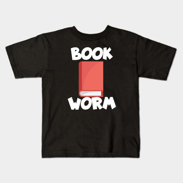 Bookworm Kids T-Shirt by maxcode